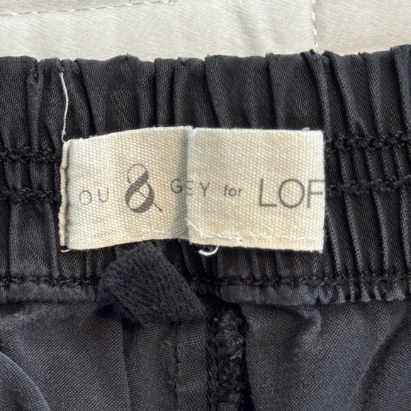 Loft Lou & gray soft pants.  Black/gray. - Picture 6 of 6